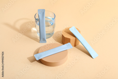 Collagen sticks with plaste...