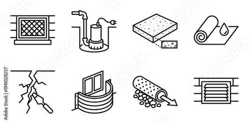 Basement Window And Brick Wall For Home Ventilation And Natural Light One Hundred Character