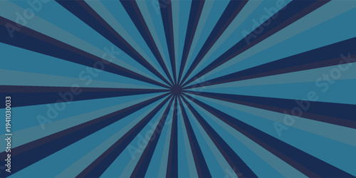 Abstract blue banner design vector, dynamic sporty horizontal background template for media promotion or web banner