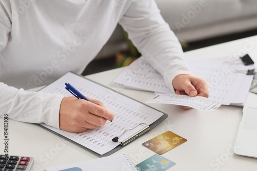 Mature woman in debt with r...