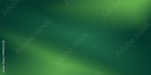 Abstract vector blurred gradient mesh background in green. modern design vector