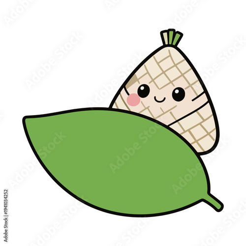 funny ketupat cartoon