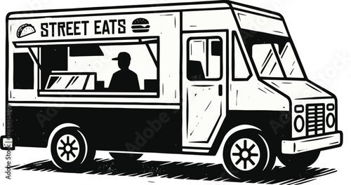 Back to school bus cartoon vector illustration with various transport vehicles like truck car van and cargo delivery traffic on the road