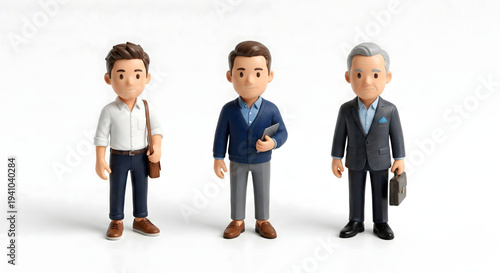 20代・40代・60代 働く男性の世代別比較