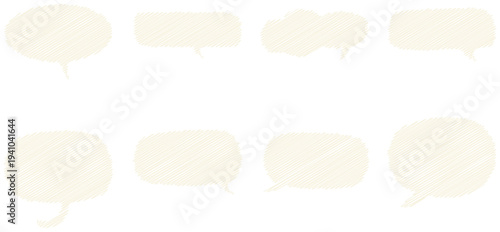 Hand Drawn Speech Bubble Scribble