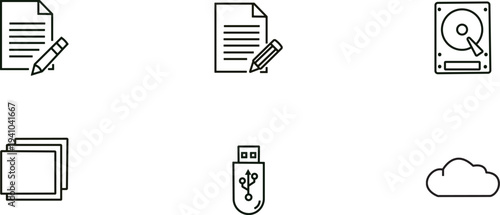 Ancient egyptian hieroglyphic symbols in a row on a white background
