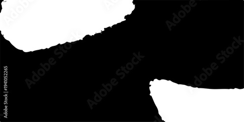 Isolated black vector silhouette illustration of a map of Egypt, the United States, and the world outline featuring abstract country land borders and continents on a white geography background