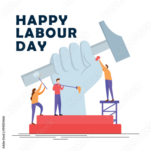 May Day Celebration | International Workers’ Day Honoring Labor Rights, Solidarity and Equality, Global Movement for Fair Work, Community Unity, Social Justice Awareness and Peaceful Worker