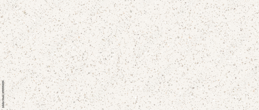 Naklejka premium Beige seamless stone texture. Light ecru grain noise background with speckles, flecks, particles. Distress repeated gritty pattern wallpaper. Dry dotted paper surface. Vector material speck backdrop