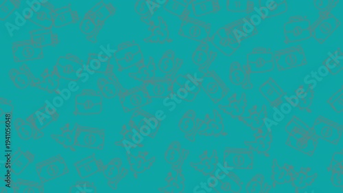 Teal abstract textured background loop animation.