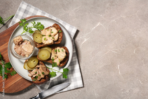Plate of delicious sandwich...