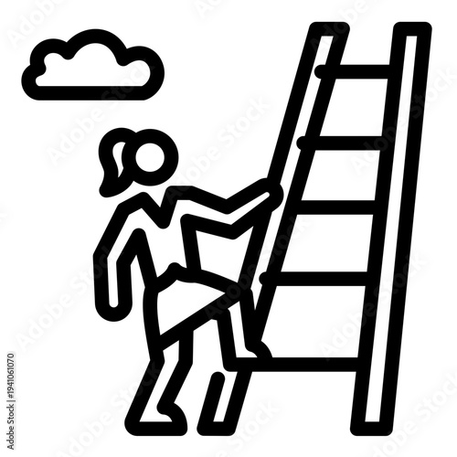 Confidence Ladder Icon