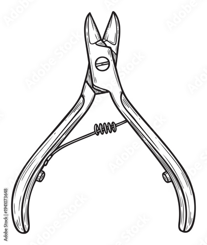 Essential manicure tool for personal grooming and professional nail care services, perfect for beauty blogs, salon advertisements, and healthrelated content.