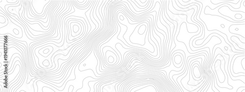 Topographic map background seamless contour lines pattern vector illustration for cartography and terrain elevation concepts