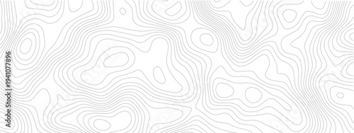 Abstract topographic map lines seamless vector pattern great for backgrounds and textures