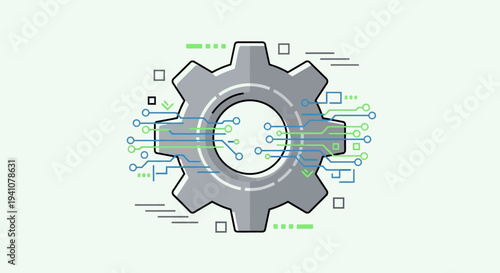 Cogwheel mechanism industrial gear system.