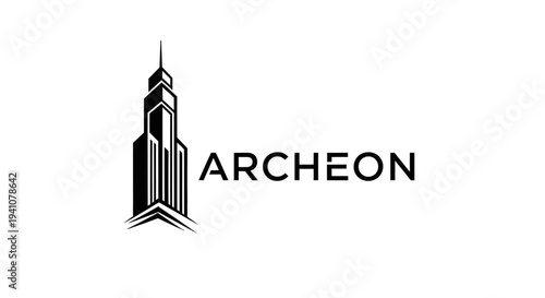 Archeon logo with tower icon.