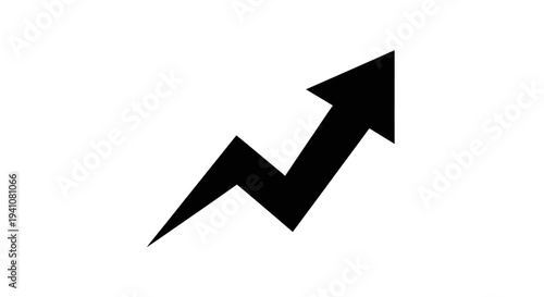 Free Download Black Arrow Pointing Upwards Symbol. - GFXLoad
