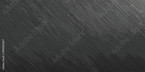 Dark gray brushed metal texture with diagonal lines and subtle light reflection, seamless background for design