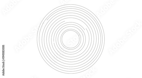Concentric Circles Pattern - Abstract Geometric Background