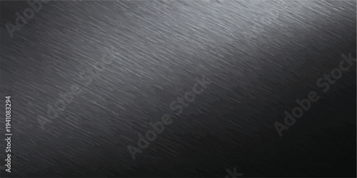 Textured brushed metal surface with diagonal striations and bright light reflection on the upper left