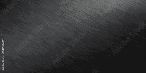 Black brushed metal texture with subtle diagonal lines and dark gradient, a versatile industrial or tech background