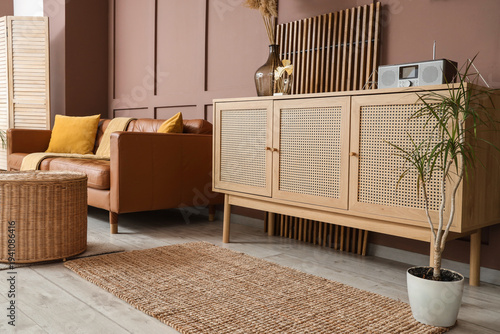 Interior of modern hotel ro...