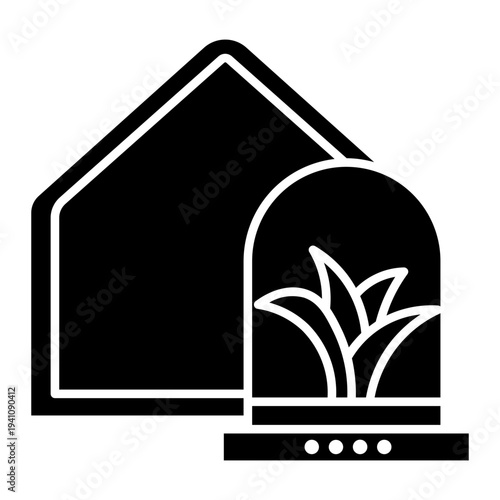 greenhouse Solid icon