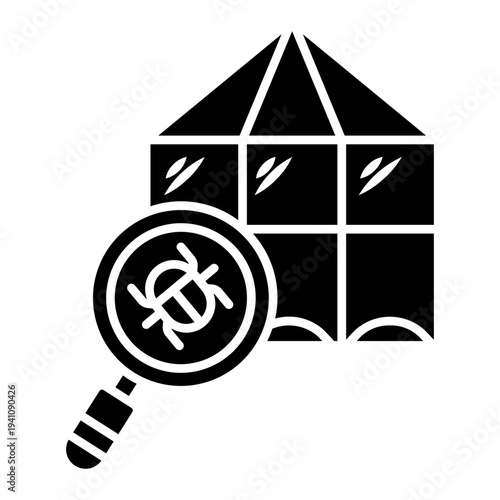 magnifying glass Solid icon