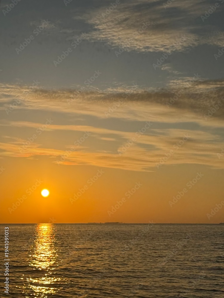 Fototapeta premium 노을지는 석양