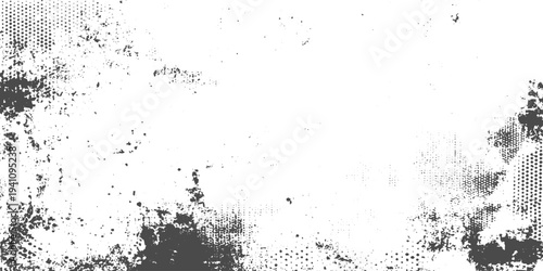 Grunge Halftone Comic Book Style Texture with Distressed Dot Pattern and Vintage Print Effect.