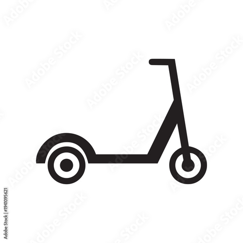 Scooter icon. Children toys Icon. Premium quality graphic design. Signs, symbols collection, simple icon for websites, web design, mobile app
