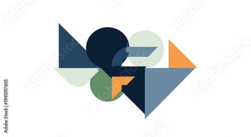 Free Download Geometric shapes in different colors. - GFXLoad