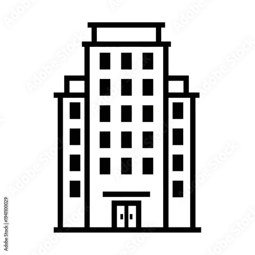 Modern High Rise Office Building.