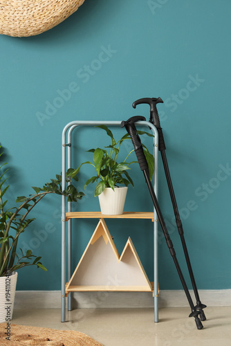 Interior of stylish room wi...