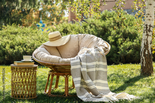 Comfortable big armchair wi...