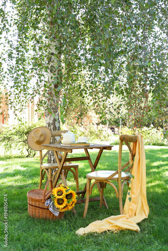 Comfortable wooden armchair...