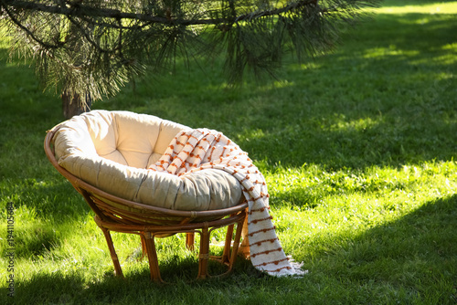 Big comfortable armchair wi...