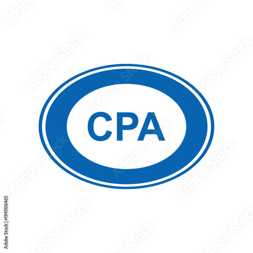 CPA logo Certified Public Accountant