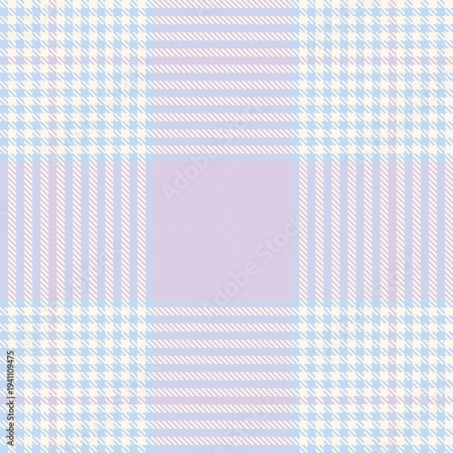 Pastel Plaid Pattern Design Textile Print For Fashion And Homeware