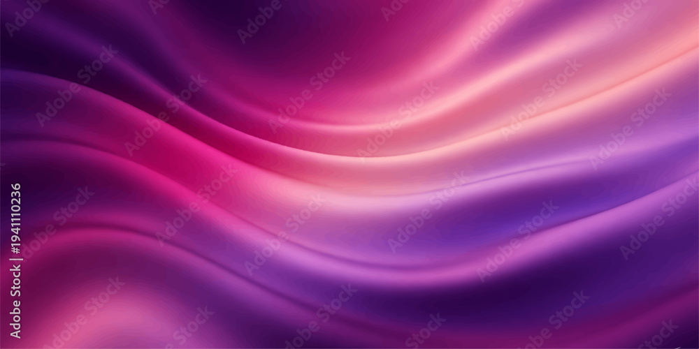 Fototapeta premium Luxurious purple and pink silk fabric background with smooth satin waves and a soft flowing textile design creating a light violet velvet backdrop