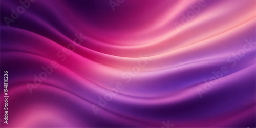 Luxurious purple and pink silk fabric background with smooth satin waves and a soft flowing textile design creating a light violet velvet backdrop