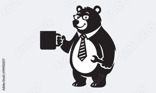Funny Bear Vector design