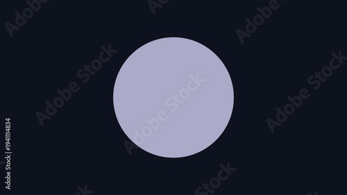 Celestial minimalist composition featuring a soft glowing full moon against deep cosmic black space for astronomy and astrology designs