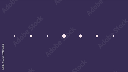 Celestial minimalist composition featuring a series of glowing crescent moons aligned in deep cosmic purple space with soft diffused lighting and abstract cosmic texture