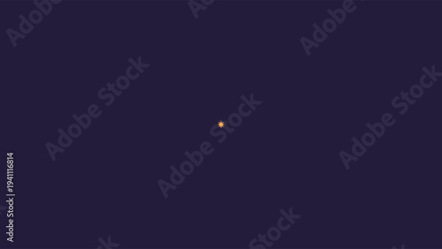 Celestial night sky composition featuring a single bright star against deep cosmic blue void with minimalist abstract aesthetic and dreamy atmospheric glow