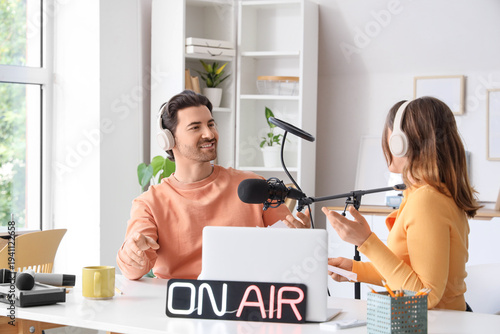 Couple of radio presenters ...