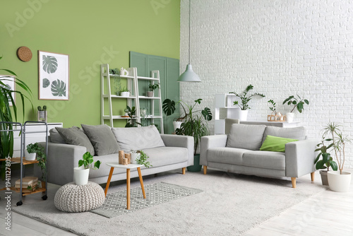 Modern bright living room i...
