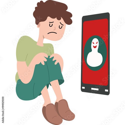 Cyberbullying Illustration