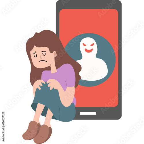 Cyberbullying Illustration